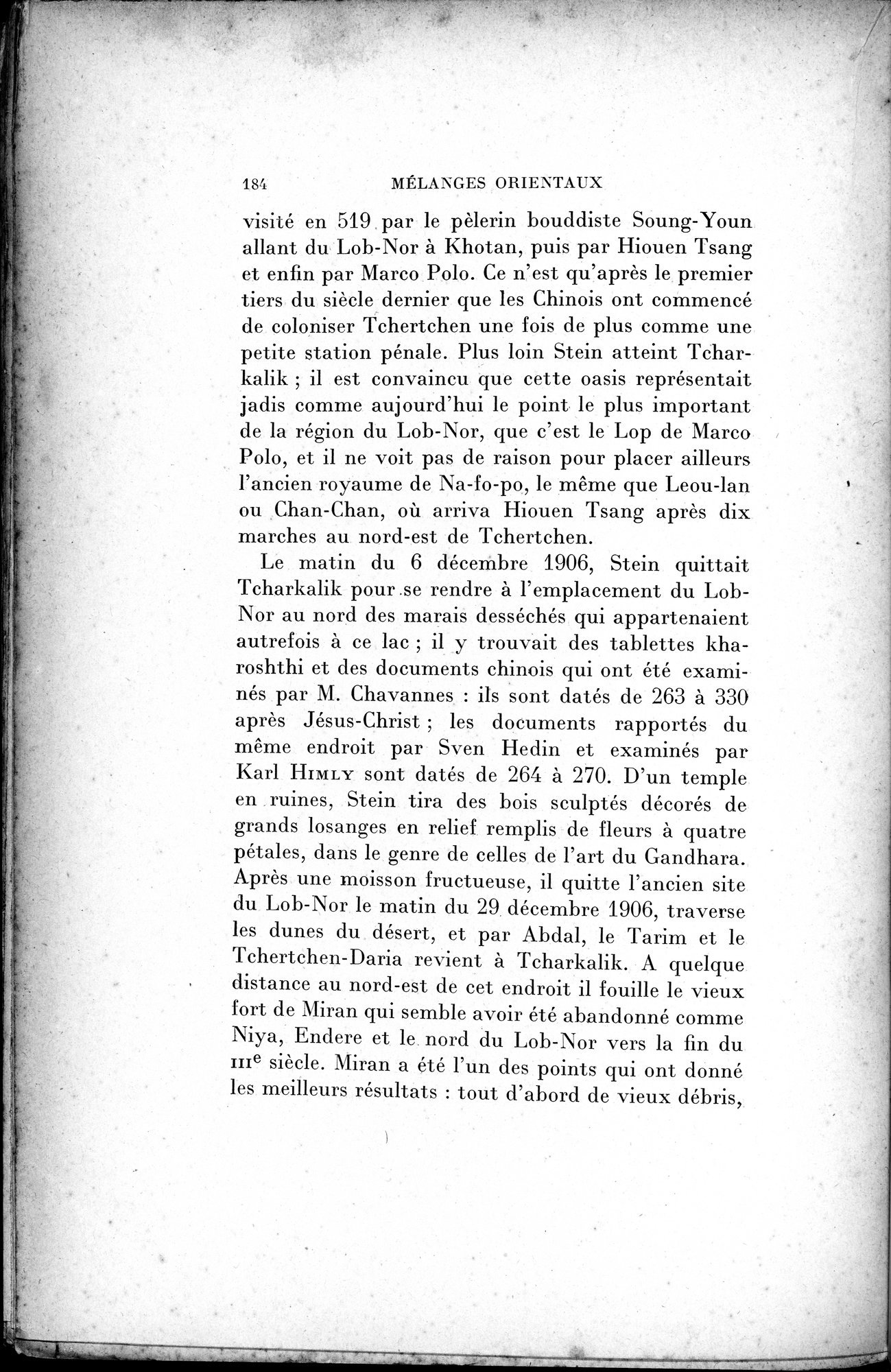 Mélanges d'Histoire et de Géographie Orientales : vol.2 / 192 ページ（白黒高解像度画像）