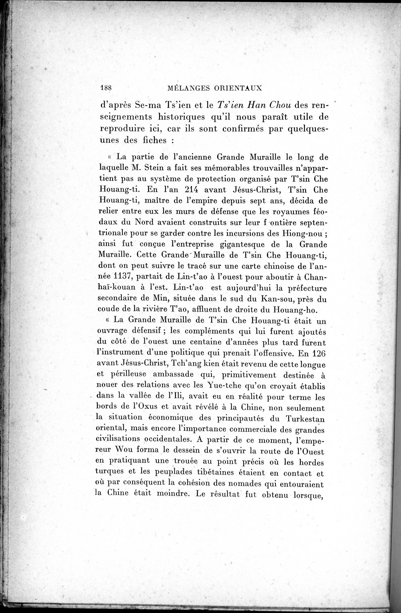 Mélanges d'Histoire et de Géographie Orientales : vol.2 / 196 ページ（白黒高解像度画像）