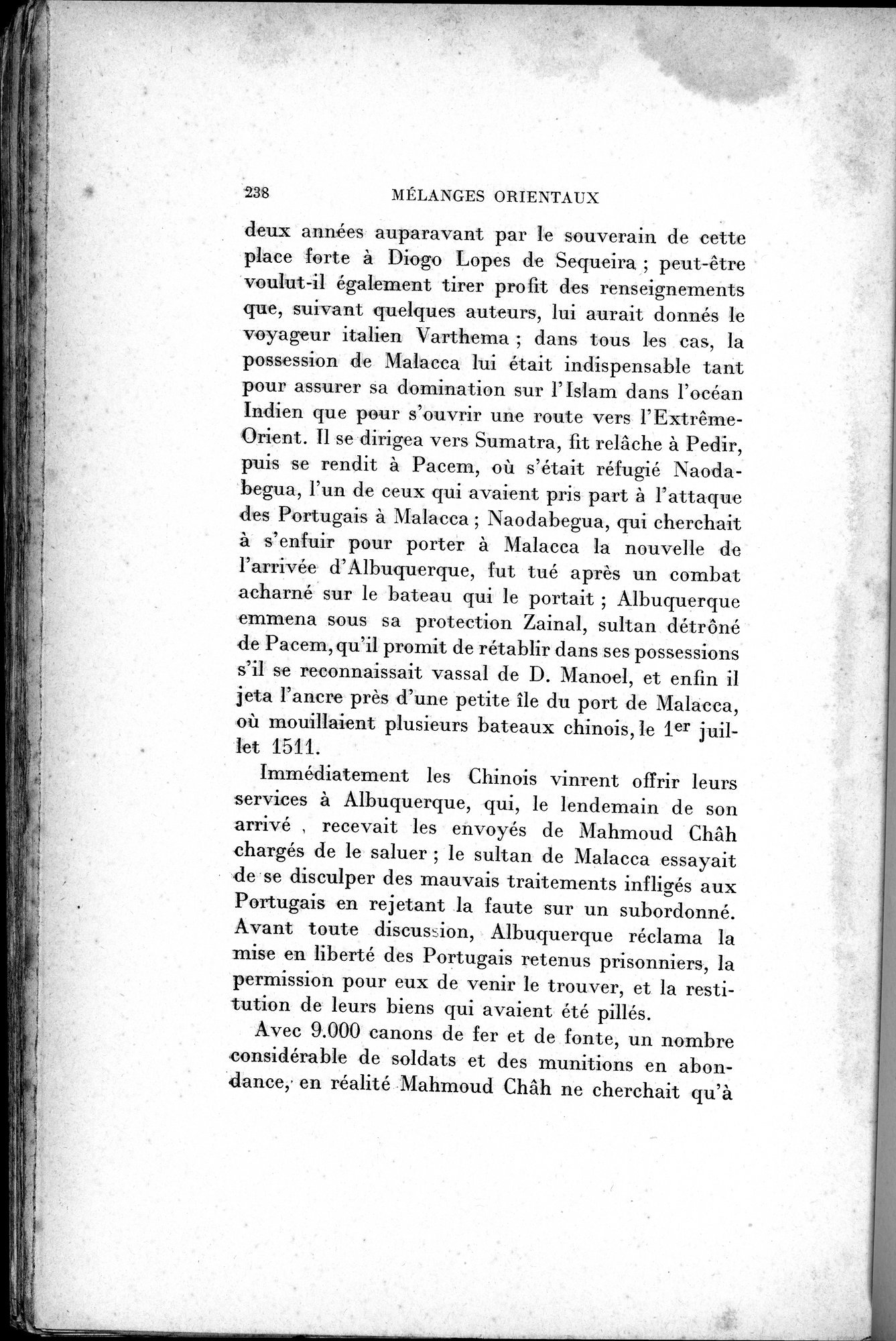 Mélanges d'Histoire et de Géographie Orientales : vol.2 / 246 ページ（白黒高解像度画像）