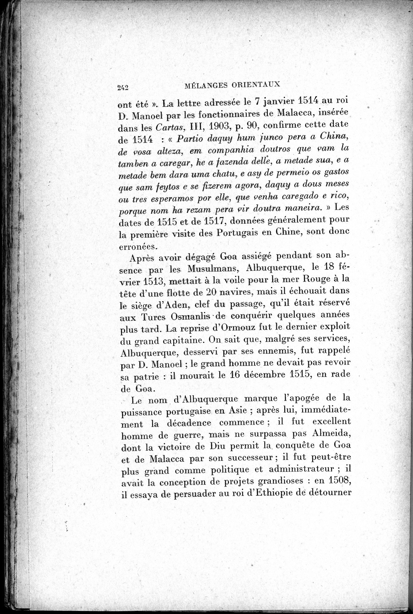 Mélanges d'Histoire et de Géographie Orientales : vol.2 / 250 ページ（白黒高解像度画像）