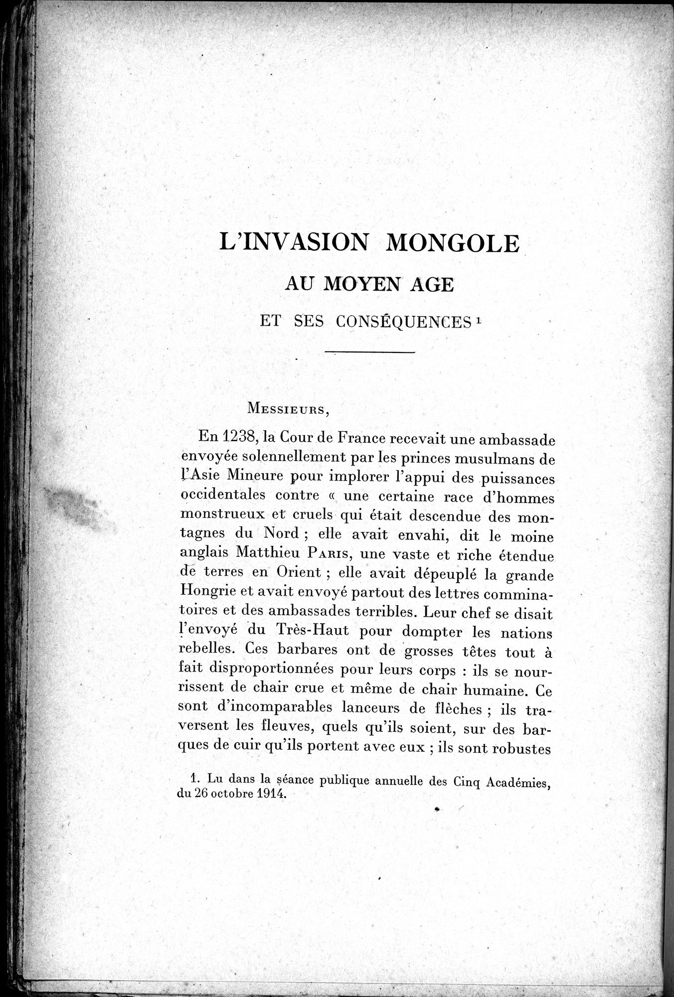 Mélanges d'Histoire et de Géographie Orientales : vol.2 / 262 ページ（白黒高解像度画像）