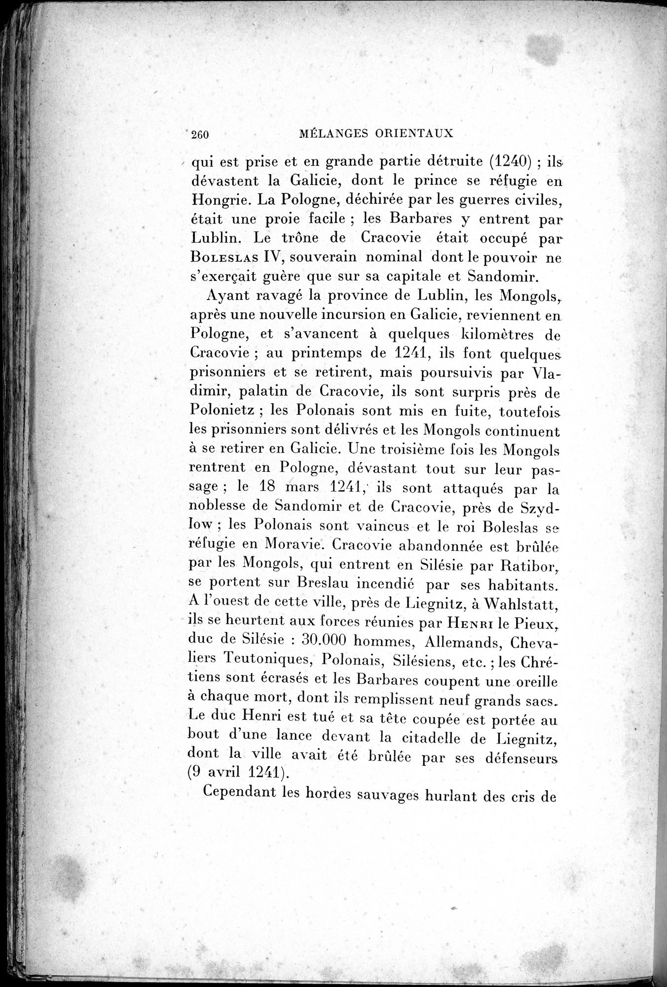 Mélanges d'Histoire et de Géographie Orientales : vol.2 / 268 ページ（白黒高解像度画像）