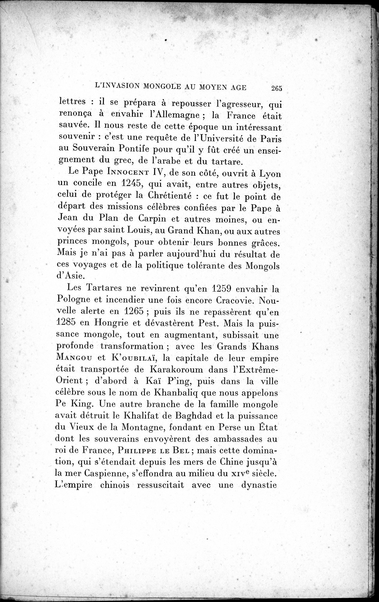 Mélanges d'Histoire et de Géographie Orientales : vol.2 / 273 ページ（白黒高解像度画像）