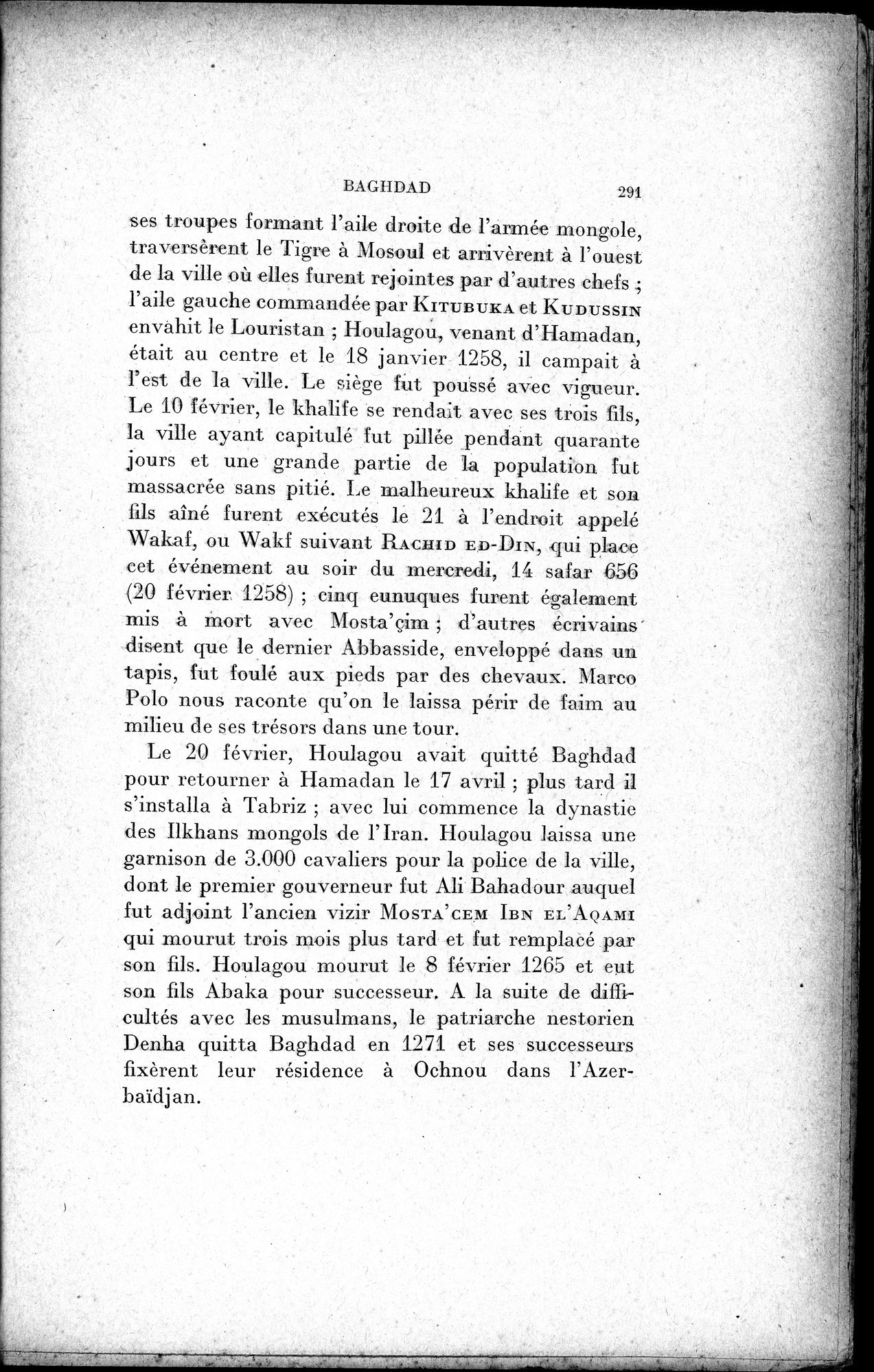 Mélanges d'Histoire et de Géographie Orientales : vol.2 / 299 ページ（白黒高解像度画像）