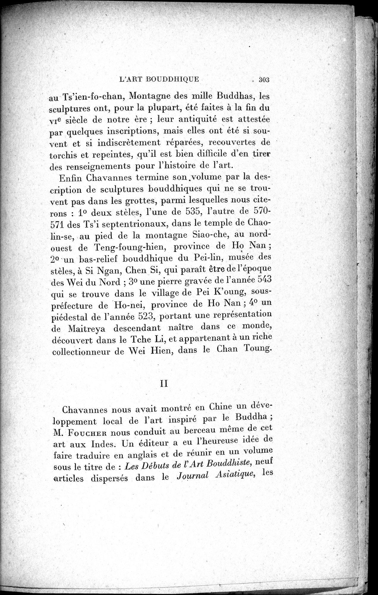 Mélanges d'Histoire et de Géographie Orientales : vol.2 / 311 ページ（白黒高解像度画像）