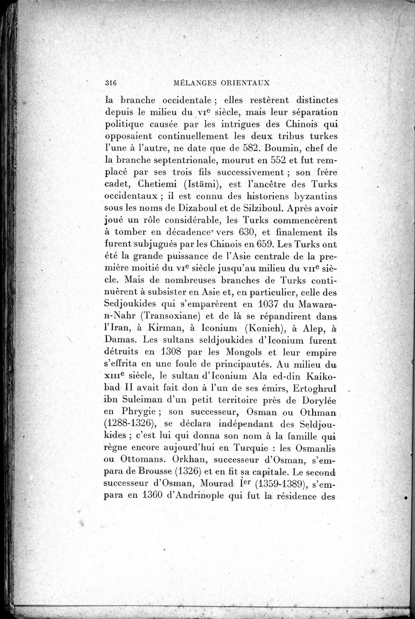 Mélanges d'Histoire et de Géographie Orientales : vol.2 / 324 ページ（白黒高解像度画像）