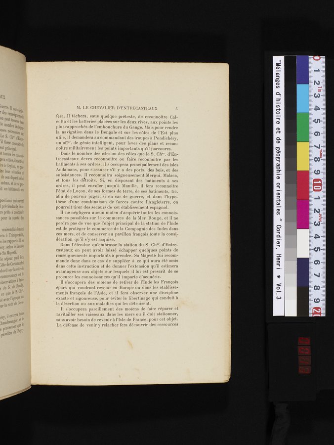 Mélanges d'Histoire et de Géographie Orientales : vol.3 / 13 ページ（カラー画像）