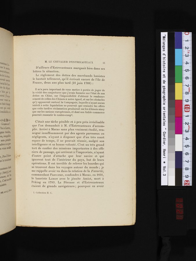 Mélanges d'Histoire et de Géographie Orientales : vol.3 / 21 ページ（カラー画像）