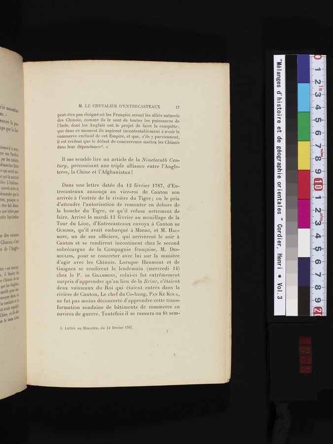 Mélanges d'Histoire et de Géographie Orientales : vol.3 / 25 ページ（カラー画像）