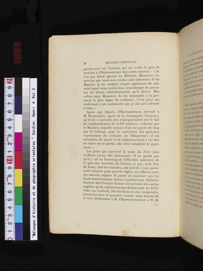 Mélanges d'Histoire et de Géographie Orientales : vol.3 / 28 ページ（カラー画像）