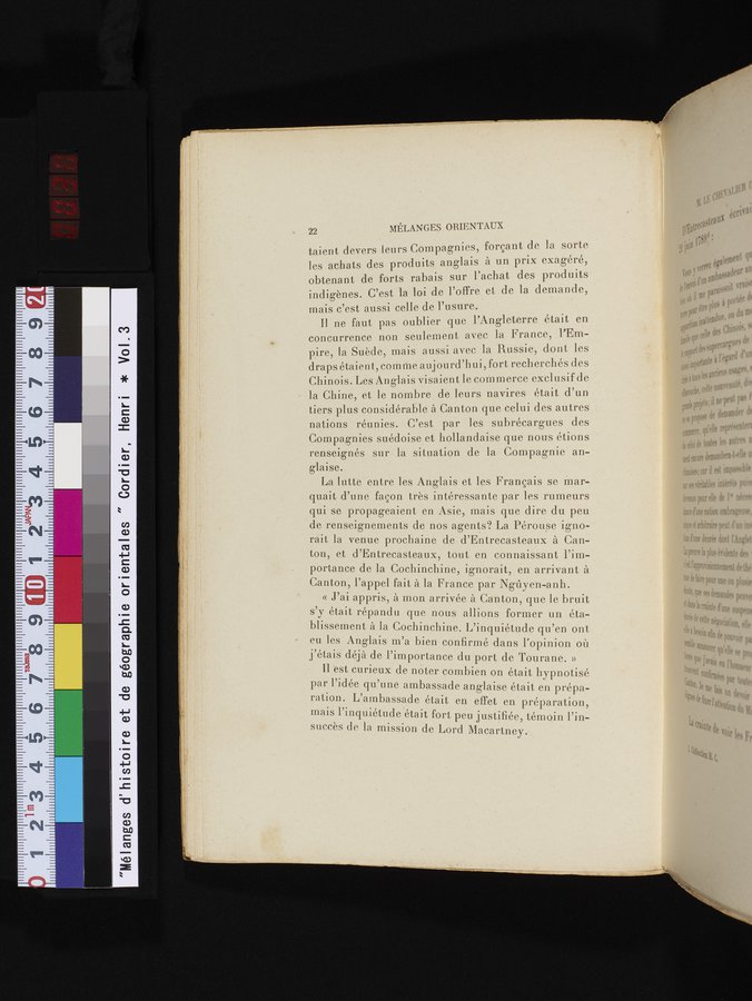 Mélanges d'Histoire et de Géographie Orientales : vol.3 / 30 ページ（カラー画像）