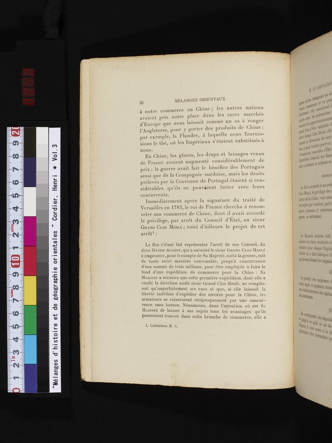 Mélanges d'Histoire et de Géographie Orientales : vol.3 / 40 ページ（カラー画像）