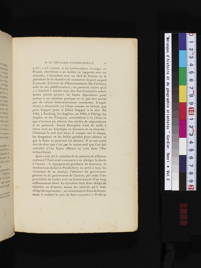 Mélanges d'Histoire et de Géographie Orientales : vol.3 / 55 ページ（カラー画像）