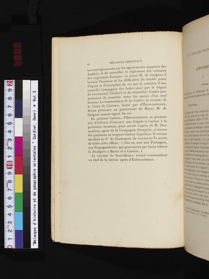 Mélanges d'Histoire et de Géographie Orientales : vol.3 / 56 ページ（カラー画像）