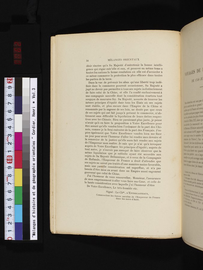 Mélanges d'Histoire et de Géographie Orientales : vol.3 / 62 ページ（カラー画像）