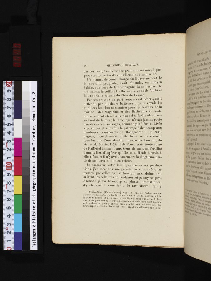 Mélanges d'Histoire et de Géographie Orientales : vol.3 / 70 ページ（カラー画像）