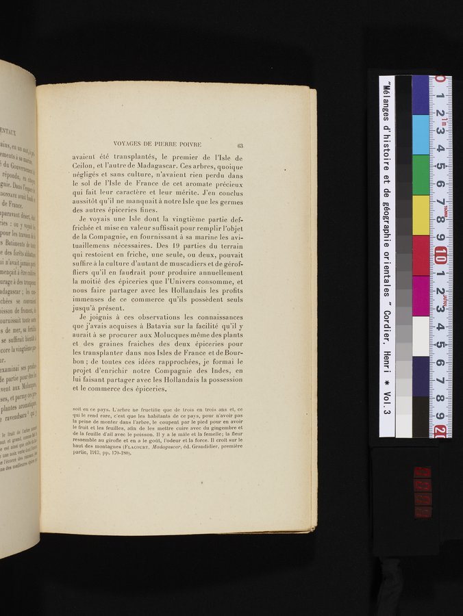 Mélanges d'Histoire et de Géographie Orientales : vol.3 / 71 ページ（カラー画像）