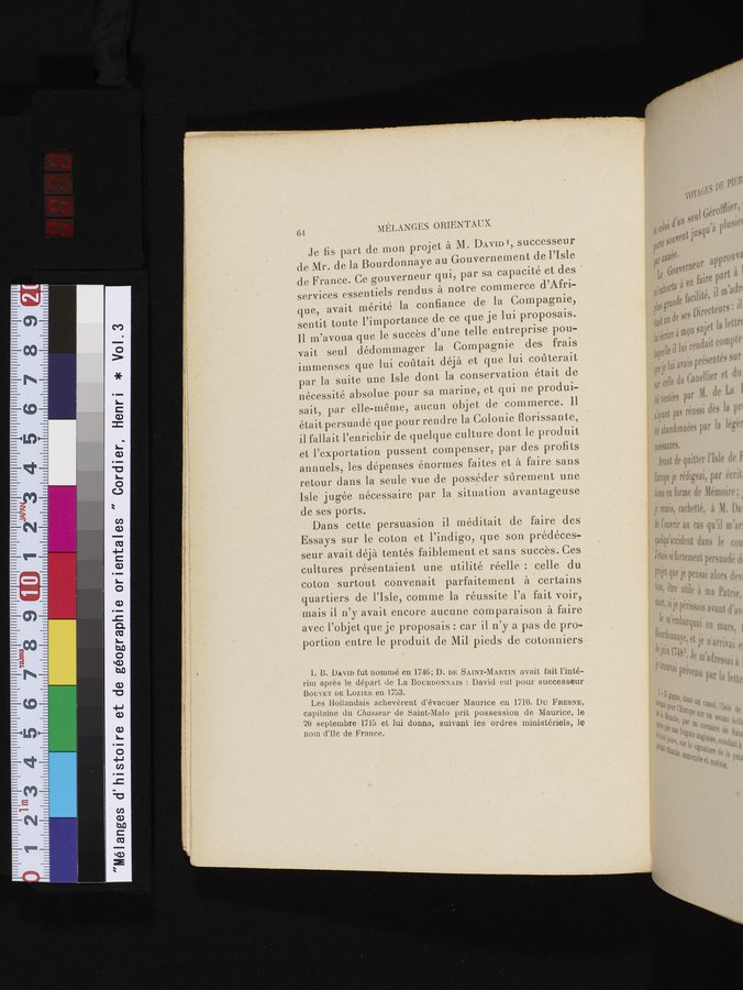 Mélanges d'Histoire et de Géographie Orientales : vol.3 / 72 ページ（カラー画像）