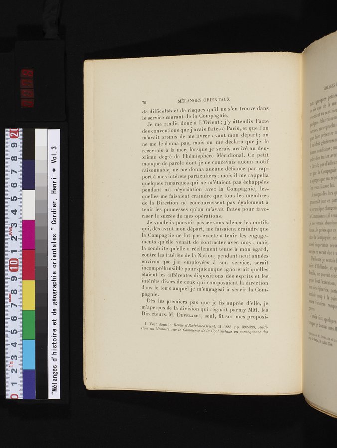 Mélanges d'Histoire et de Géographie Orientales : vol.3 / 78 ページ（カラー画像）
