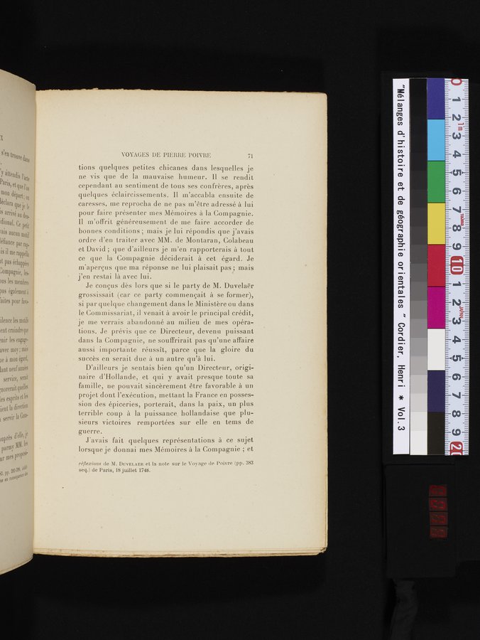 Mélanges d'Histoire et de Géographie Orientales : vol.3 / 79 ページ（カラー画像）
