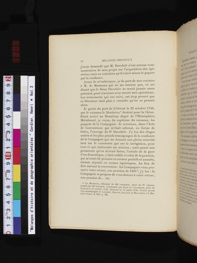 Mélanges d'Histoire et de Géographie Orientales : vol.3 / Page 80 (Color Image)