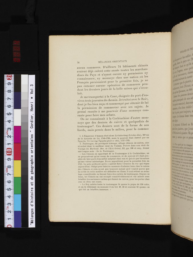 Mélanges d'Histoire et de Géographie Orientales : vol.3 / 84 ページ（カラー画像）
