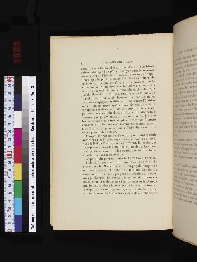 Mélanges d'Histoire et de Géographie Orientales : vol.3 / 88 ページ（カラー画像）