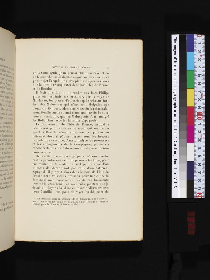 Mélanges d'Histoire et de Géographie Orientales : vol.3 / Page 93 (Color Image)