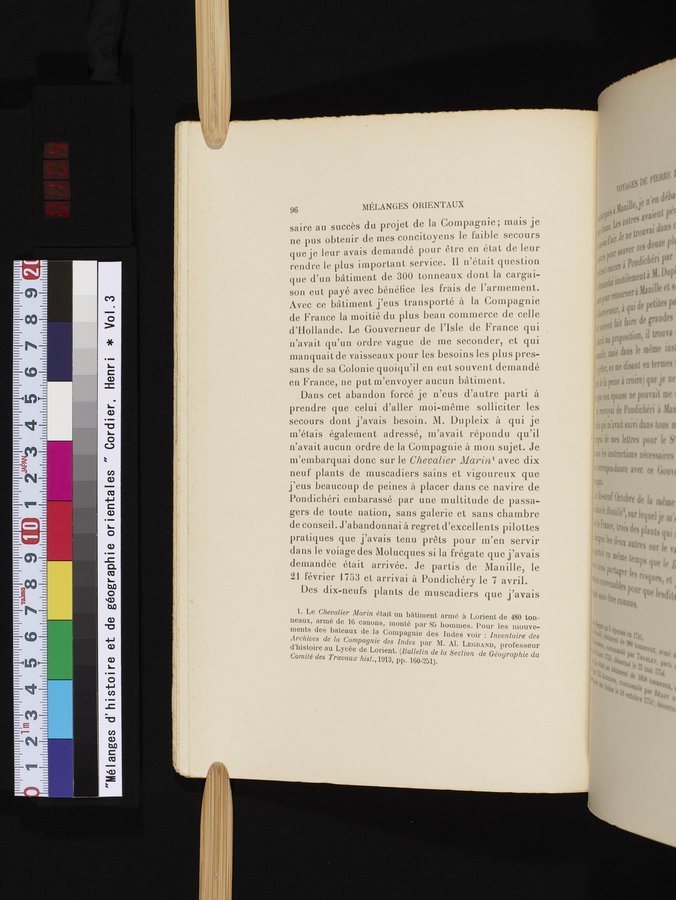 Mélanges d'Histoire et de Géographie Orientales : vol.3 / 104 ページ（カラー画像）