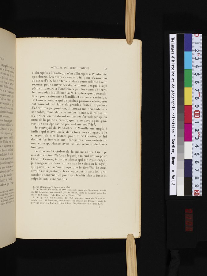 Mélanges d'Histoire et de Géographie Orientales : vol.3 / 105 ページ（カラー画像）