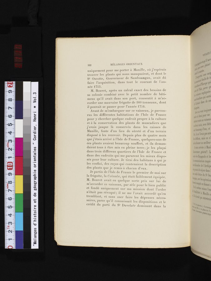 Mélanges d'Histoire et de Géographie Orientales : vol.3 / Page 110 (Color Image)