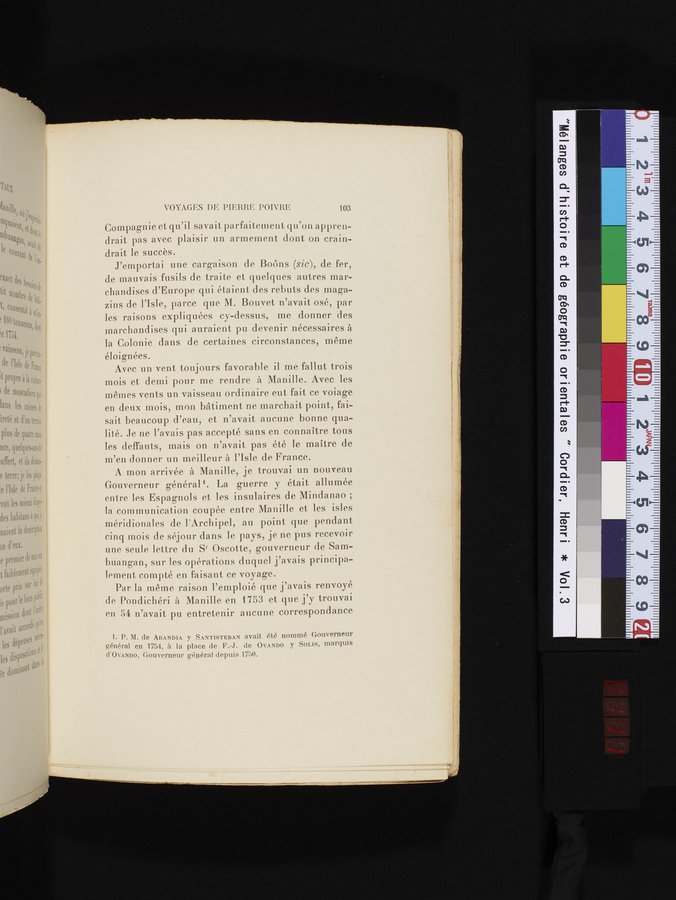 Mélanges d'Histoire et de Géographie Orientales : vol.3 / 111 ページ（カラー画像）