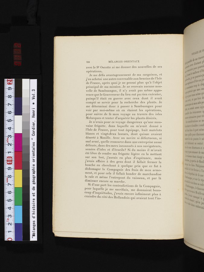 Mélanges d'Histoire et de Géographie Orientales : vol.3 / 112 ページ（カラー画像）