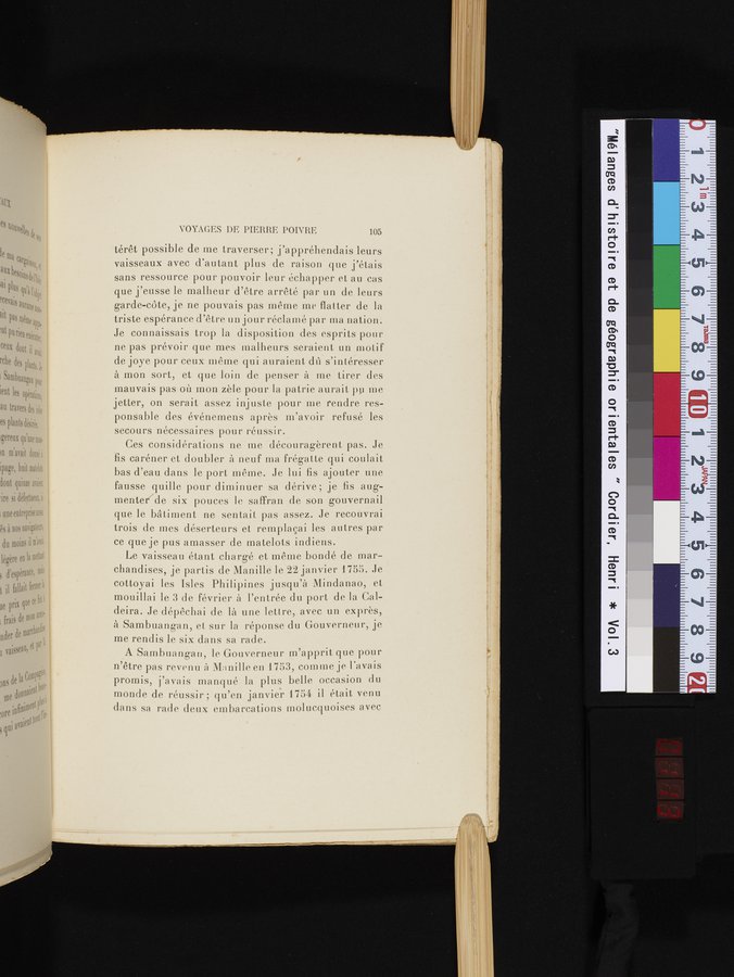 Mélanges d'Histoire et de Géographie Orientales : vol.3 / 113 ページ（カラー画像）