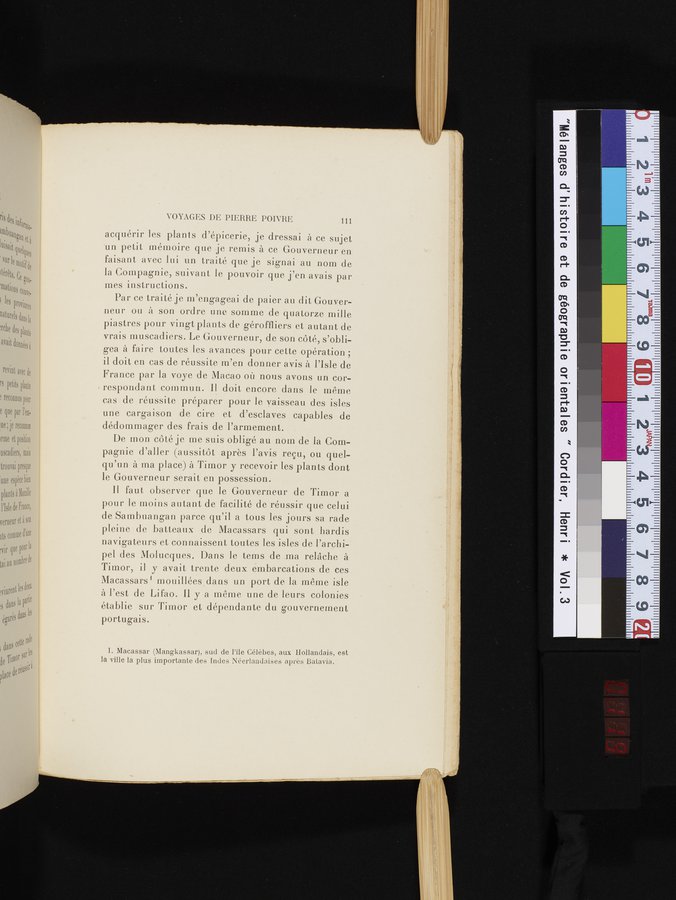 Mélanges d'Histoire et de Géographie Orientales : vol.3 / 119 ページ（カラー画像）