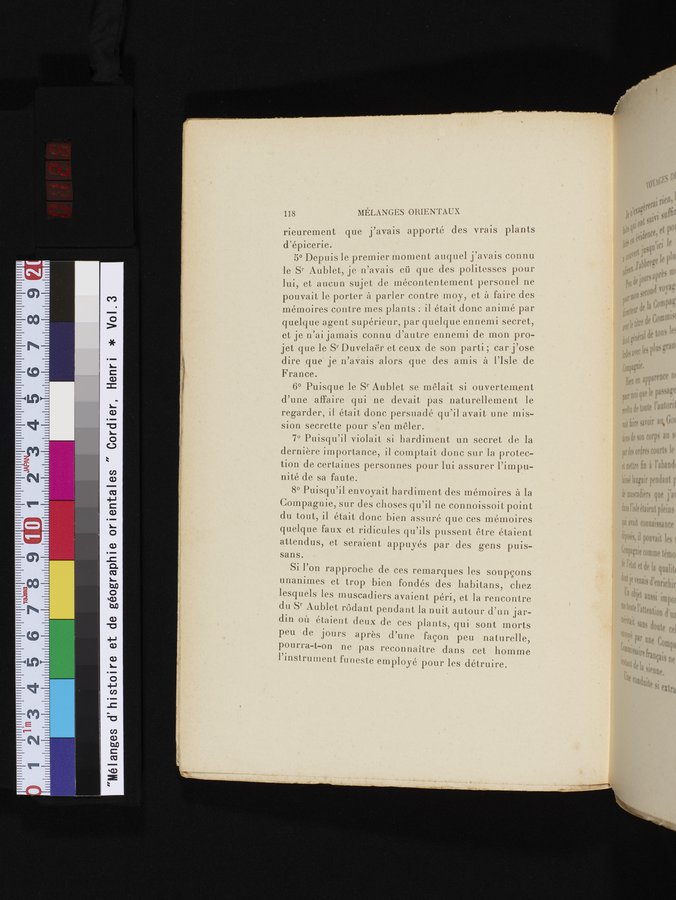 Mélanges d'Histoire et de Géographie Orientales : vol.3 / Page 126 (Color Image)