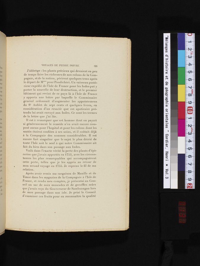 Mélanges d'Histoire et de Géographie Orientales : vol.3 / 131 ページ（カラー画像）