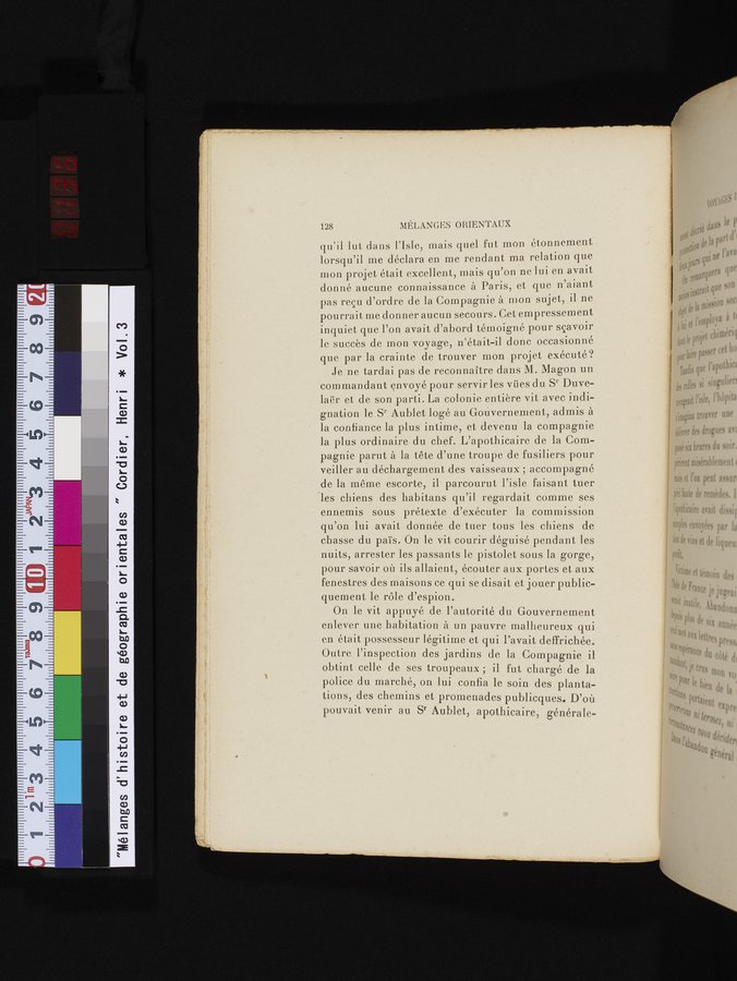 Mélanges d'Histoire et de Géographie Orientales : vol.3 / Page 136 (Color Image)