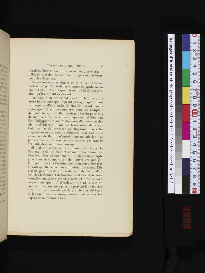 Mélanges d'Histoire et de Géographie Orientales : vol.3 / Page 143 (Color Image)