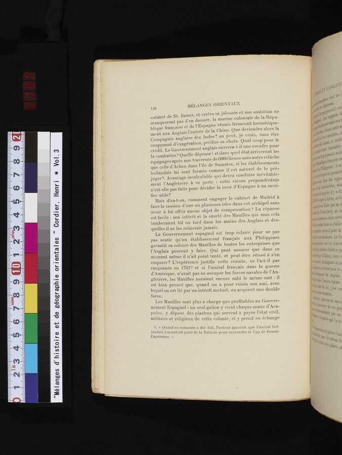 Mélanges d'Histoire et de Géographie Orientales : vol.3 / 156 ページ（カラー画像）