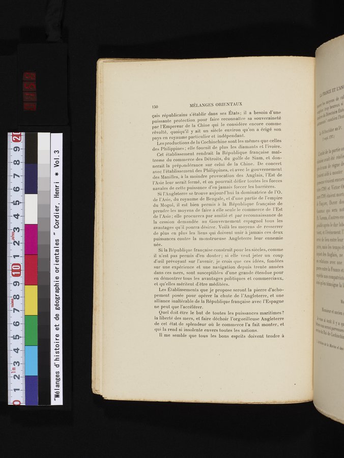 Mélanges d'Histoire et de Géographie Orientales : vol.3 / 158 ページ（カラー画像）
