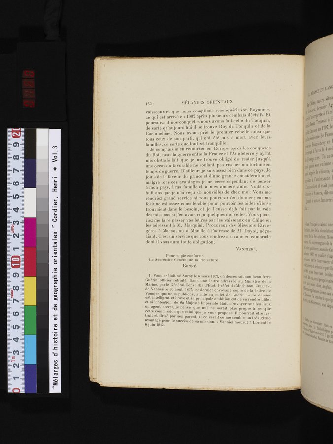 Mélanges d'Histoire et de Géographie Orientales : vol.3 / 160 ページ（カラー画像）