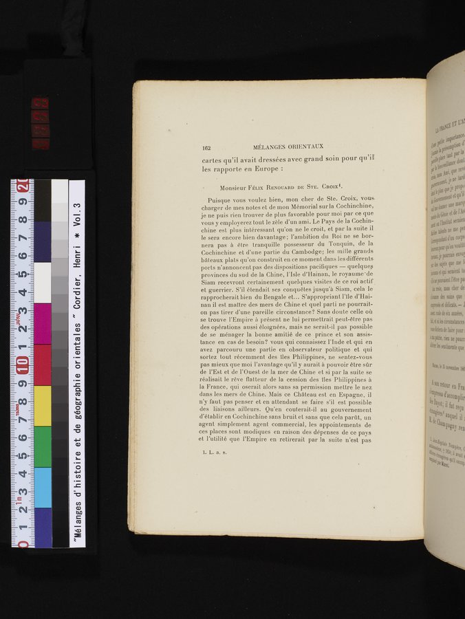 Mélanges d'Histoire et de Géographie Orientales : vol.3 / 170 ページ（カラー画像）