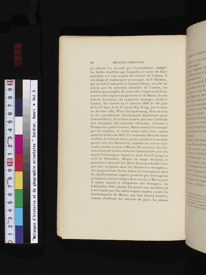 Mélanges d'Histoire et de Géographie Orientales : vol.3 / Page 176 (Color Image)