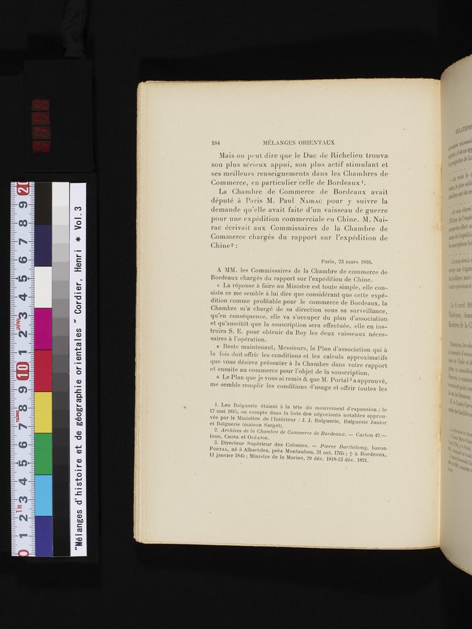 Mélanges d'Histoire et de Géographie Orientales : vol.3 / 192 ページ（カラー画像）