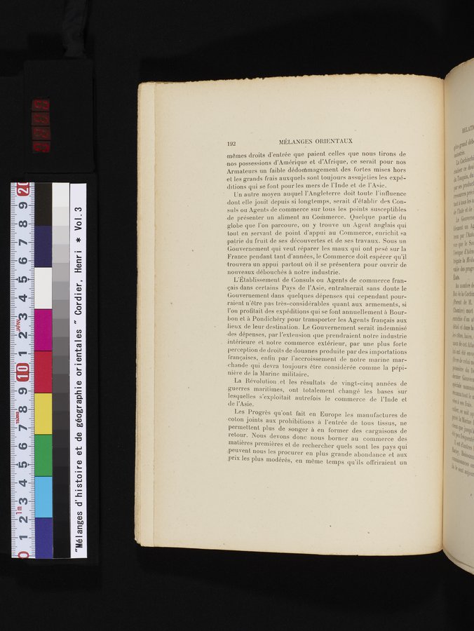 Mélanges d'Histoire et de Géographie Orientales : vol.3 / 200 ページ（カラー画像）
