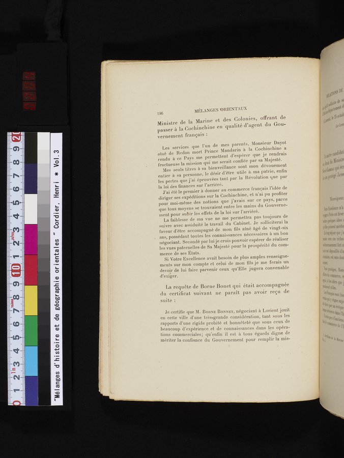 Mélanges d'Histoire et de Géographie Orientales : vol.3 / 204 ページ（カラー画像）