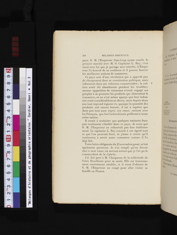 Mélanges d'Histoire et de Géographie Orientales : vol.3 / 226 ページ（カラー画像）
