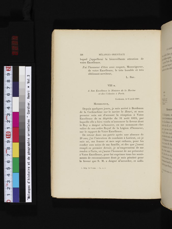 Mélanges d'Histoire et de Géographie Orientales : vol.3 / 234 ページ（カラー画像）