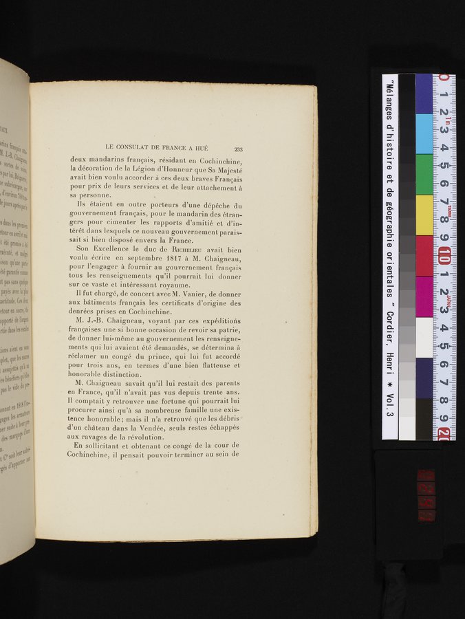Mélanges d'Histoire et de Géographie Orientales : vol.3 / 241 ページ（カラー画像）